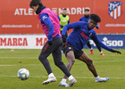 Temporada 19/20. Entrenamiento primer equipo en Majadahonda. thomas