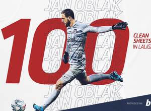 Oblak 100 clean sheets