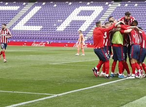 Temp. 20-21 | Valladolid-Atleti | Celebración piña