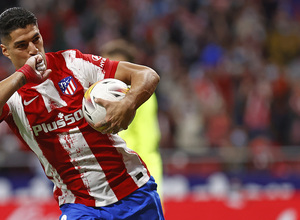 Temporada 21/22 | Atlético de Madrid - Real Sociedad | Suárez celebración