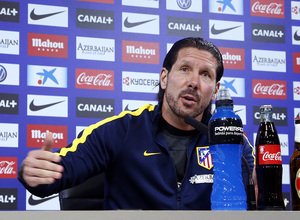 temporada 13/14. rueda de prensa de Diego Pablo Simeone en Majadahonda