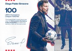 Simeone 100 partidos Champions