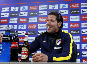 temporada 13/14. rueda de prensa de Diego Pablo Simeone en Majadahonda