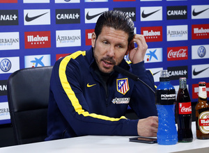 temporada 13/14. rueda de prensa de Diego Pablo Simeone en Majadahonda