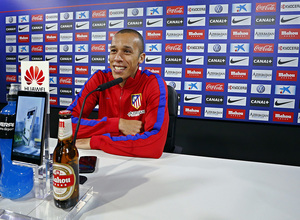 temporada 13/14. rueda de prensa de Miranda en Majadahonda
