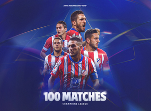 100 partidos en UCL Koke ENG