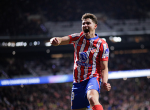 Temp. 24-25 | Champions League | Atlético de Madrid - Bayer Leverkusen | Celebración Julián Alvarez