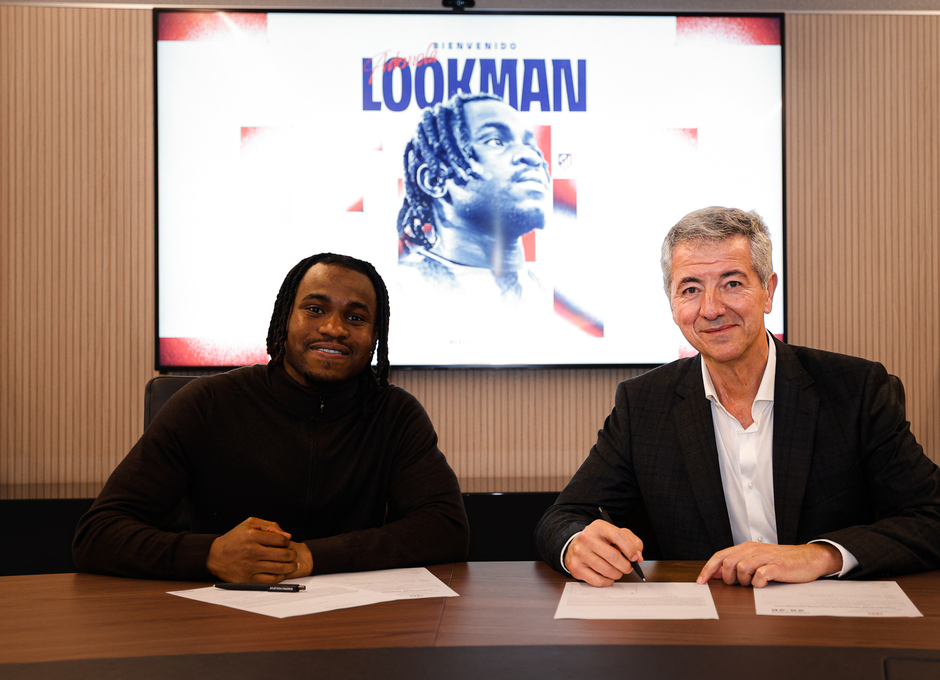 Lookman firma Miguel Ángel Gil