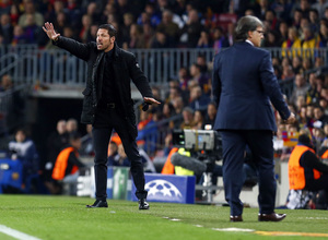 Temporada 13/14. F.C. Barcelona - Atlético de Madrid. Ida cuartos. Champions.