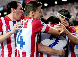 Temporada 13/14. Atlético de Madrid - F.C. Barcelona. Vuelta 1/4 Champions. Monica Llanos