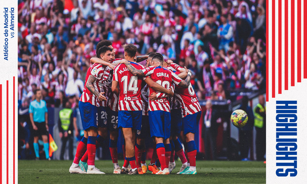 Highlights Atlético de Madrid 2-1 Almería